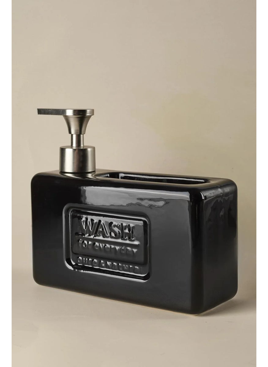 kitchen Line Ashley Porcelain Liquid Soap Dispenser 750 ml  - Image 3