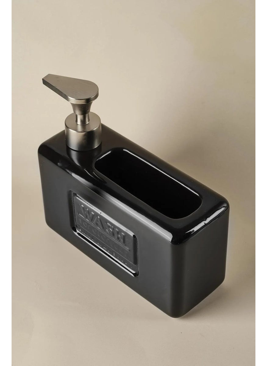 kitchen Line Ashley Porcelain Liquid Soap Dispenser 750 ml  - Image 2