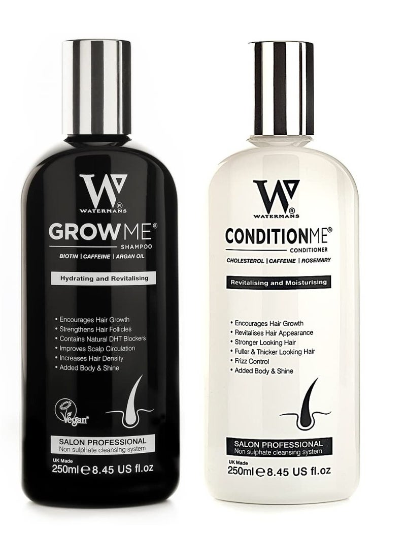 Watermans - Hair Loss Shampoo And Conditioner Set Waterman'S To Block Dht And Regrow Hair - Image 1