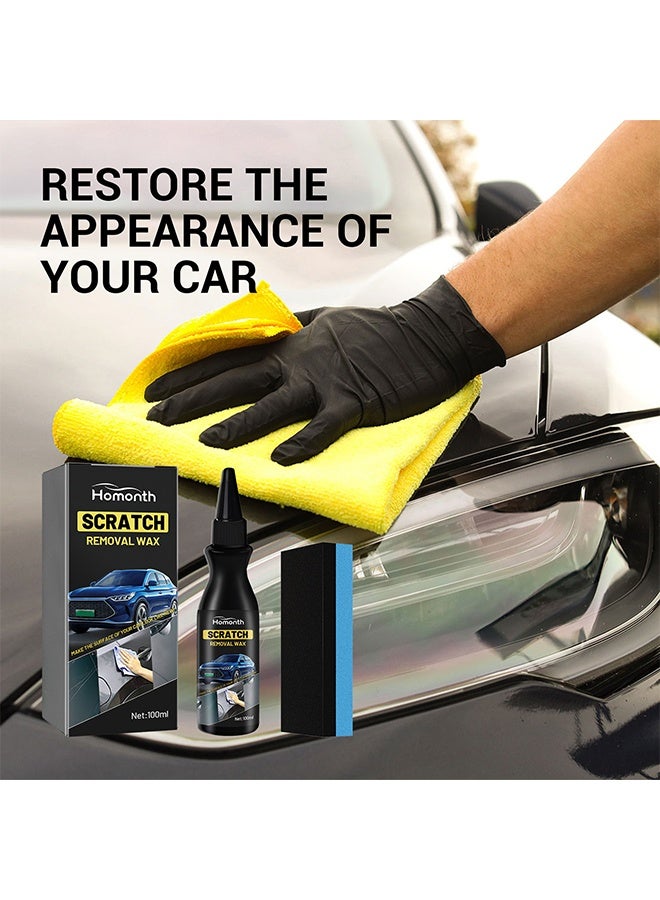 Homonth Car Scratch Removal Wax, Car Scratch Remover, Car Scratch Repair Paste Polishing Wax, Premium Scratch Remover for Vehicles for Deep Scratches - Image 3