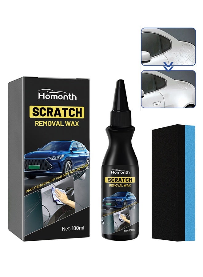 Homonth Car Scratch Removal Wax, Car Scratch Remover, Car Scratch Repair Paste Polishing Wax, Premium Scratch Remover for Vehicles for Deep Scratches - Image 1