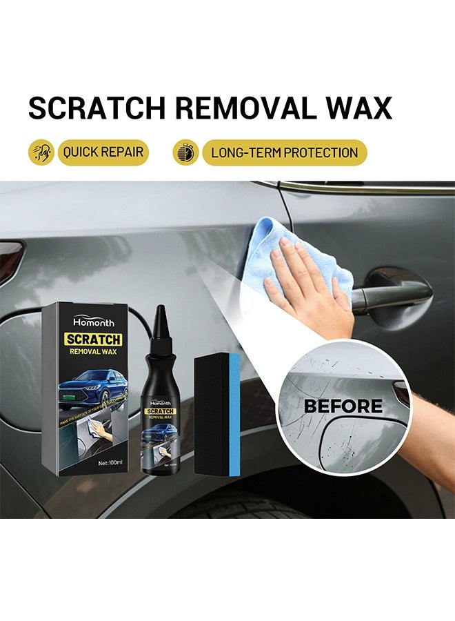 Homonth Car Scratch Removal Wax, Car Scratch Remover, Car Scratch Repair Paste Polishing Wax, Premium Scratch Remover for Vehicles for Deep Scratches - Image 5