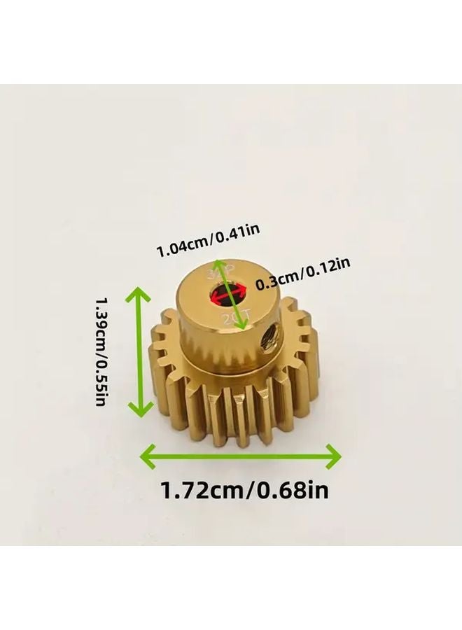 Aluminum Alloy Motor Gear 15T 16T 17T For Traxxas 1 10 RC Car 3650 3660 Brushless Motors - Image 3