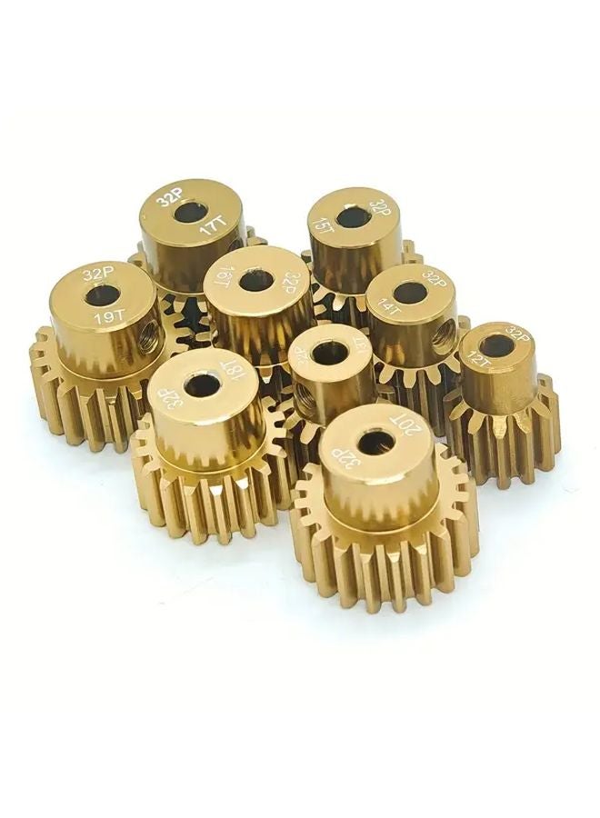 Aluminum Alloy Motor Gear 15T 16T 17T For Traxxas 1 10 RC Car 3650 3660 Brushless Motors - Image 2