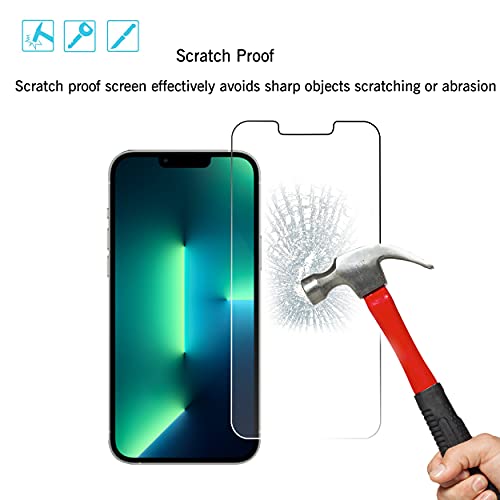 Ailun Screen Protector for iPhone 14 Plus/iPhone 13 Pro Max [6.7 Inch Display], 3 Pack Case Friendly Tempered Glass - Image 3