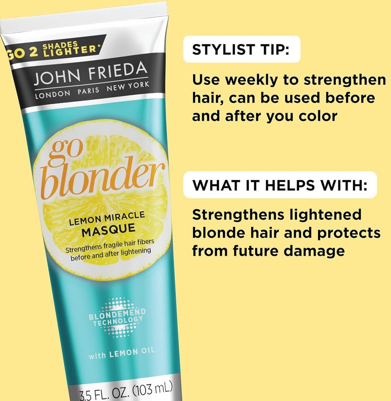 John Frieda Go Blonder Lemon Miracle with Lemon Oil 103ML - Image 2