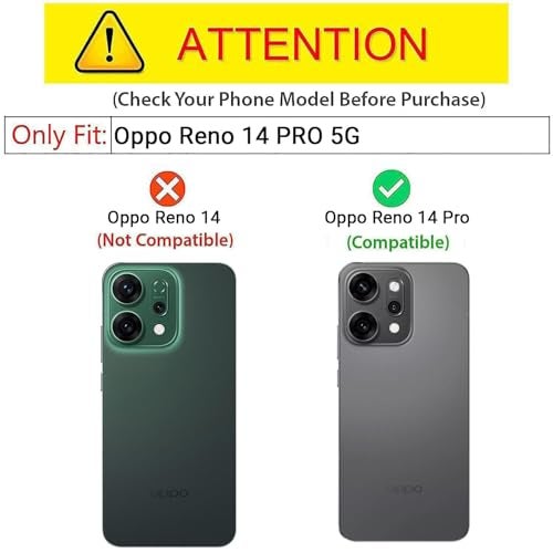Kapa Noble Slim Magnetic Leather Flip Case Cover for Oppo Reno 14 PRO 5G | Card Holder Stand Flip Wallet Case (Blue) - Image 2