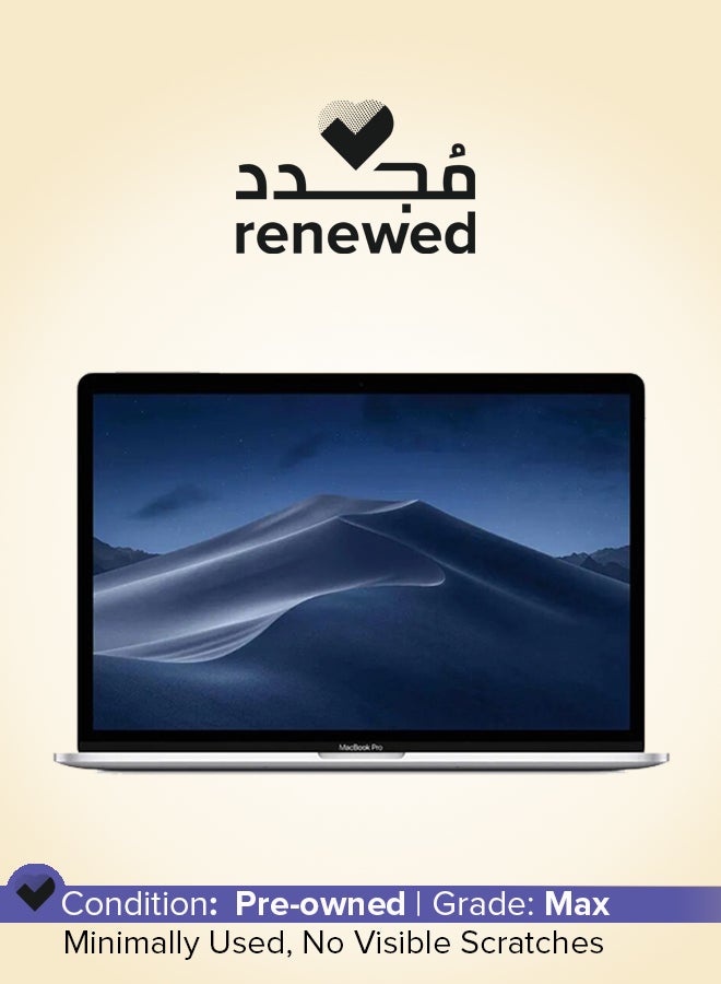 ابل  مجدد - ماك بوك برو (2018) لابتوب بشاشة 13.3 بوصة، معالج إنتل كور i5/الجيل السابع/ذاكرة 8 جيجابايت/قرص SSD بسعة 256 جيجابايت/رسومات مدمجة بسعة 1.5 جيجابايت - Image 1