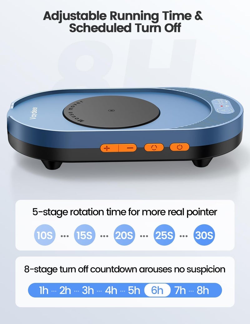 Vaydeer M4 Utra Mouse Mover with APP, Undetectable Mouse Jiggler Device with Remote Control and Timer Function, Driver-Free Shaker Wiggler Mouse Movement Simulation for Computer Awakening - Image 5