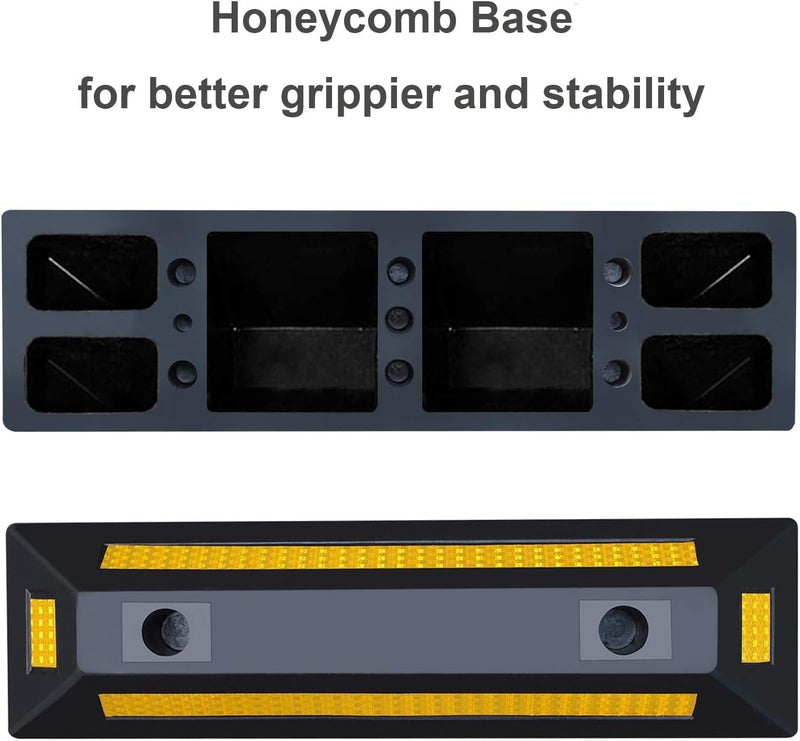 Reliancer 2 Pack Heavy Duty Rubber Parking Blocks - Image 4