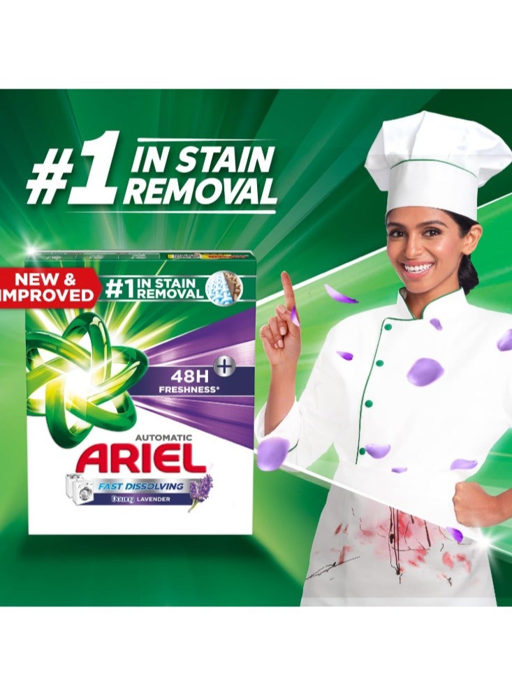 اريال مسحوق غسيل سريع الذوبان برائحة اللافندر 4.5 كجم - Image 2