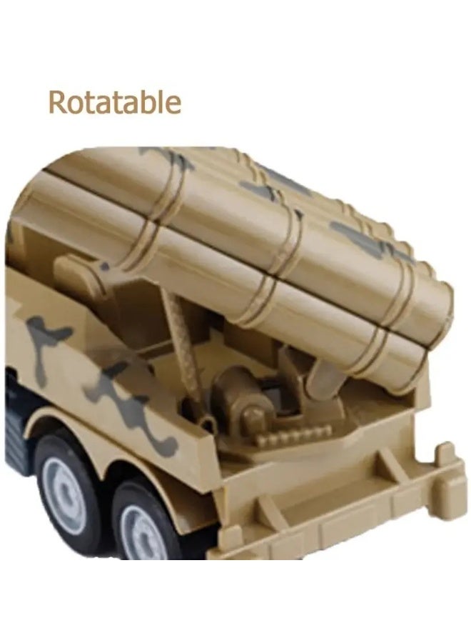 Toy Box Remote Controlled Missile Launch Toy Truck Military Vehicle Model with Lights and Sounds - Image 5