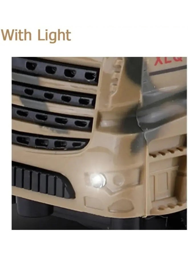 Toy Box Remote Controlled Missile Launch Toy Truck Military Vehicle Model with Lights and Sounds - Image 3