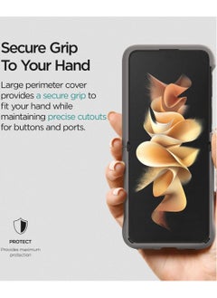 VRS Design Terra Guard Modern [Hinge Protection] for Samsung Galaxy Z Flip 3 5G Case Cover (2021) - Marine Green  - Image 5