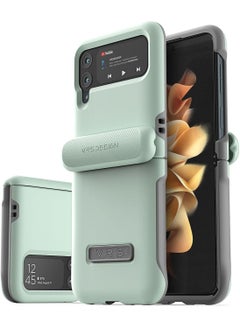 VRS Design Terra Guard Modern [Hinge Protection] for Samsung Galaxy Z Flip 3 5G Case Cover (2021) - Marine Green  - Image 1