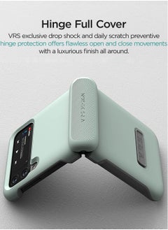 VRS Design Terra Guard Modern [Hinge Protection] for Samsung Galaxy Z Flip 3 5G Case Cover (2021) - Marine Green  - Image 2
