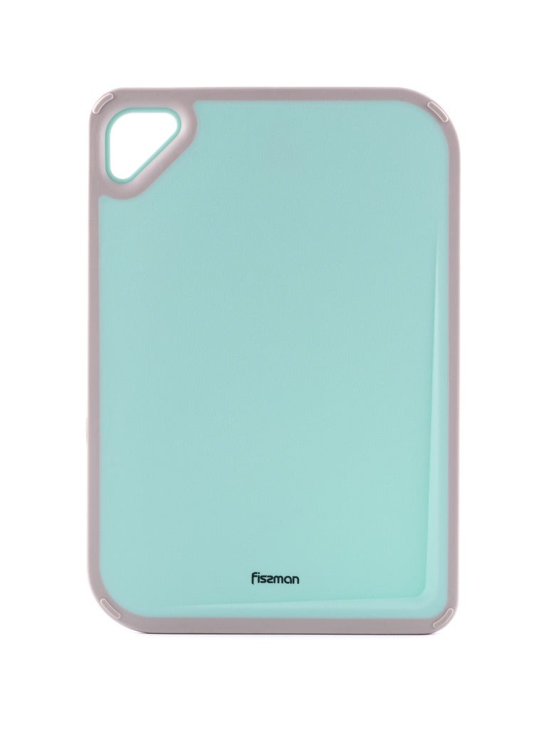 Fissman Cutting Board 29cm, Plastic Chopping Board with Hang Hole | Slope Design for Easy Liquid Drainage | Textured Surface and Non-Slip Edges | Reversible and Easy to Clean | Dishwasher Safe  - Image 1