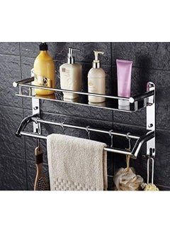iSTAR iSTAR Stainless Steel 2 Shelf Bathroom Shelf Multi use Rack Bathroom Shelf and Rack  - Image 2