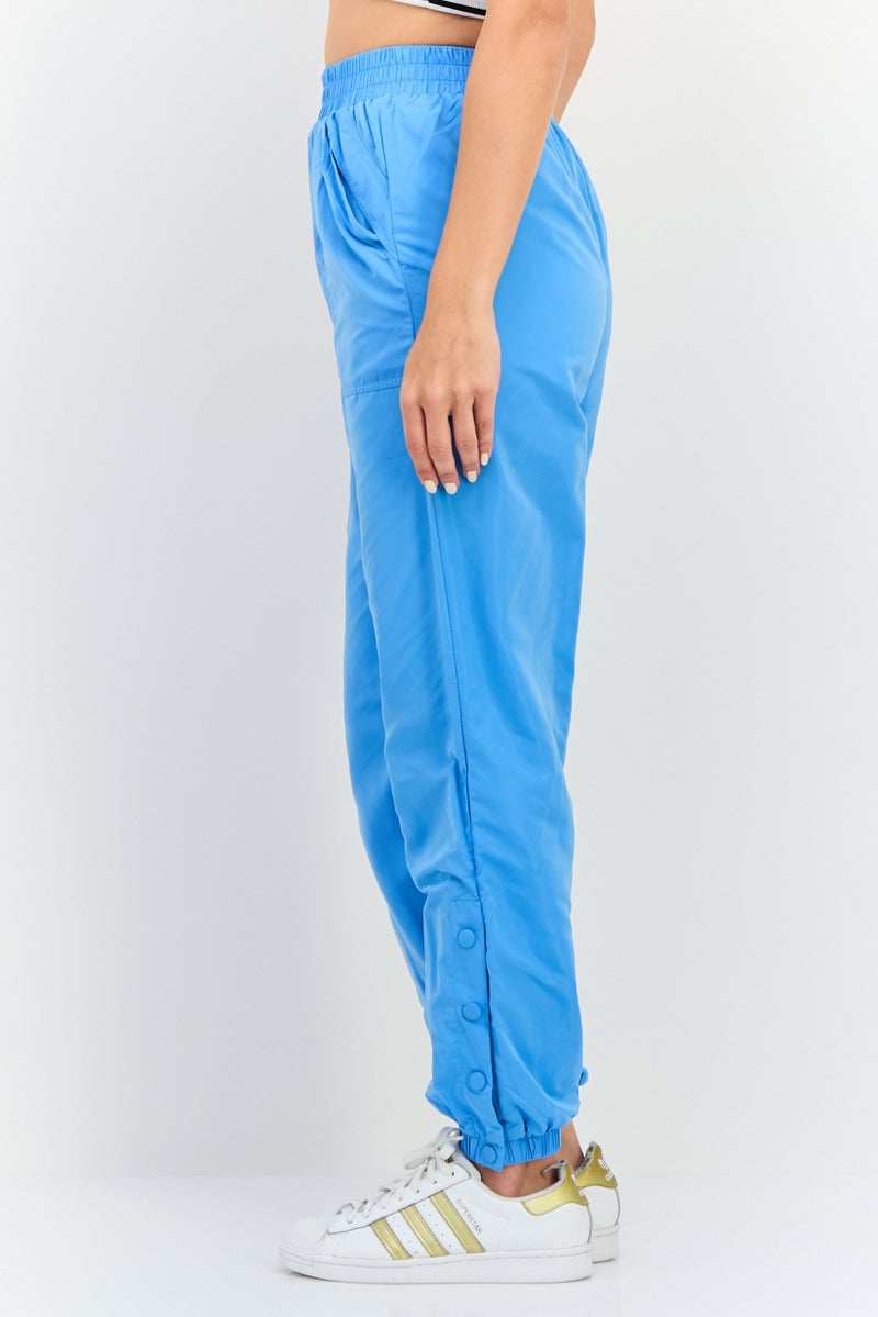 FOREVER 21 سروال جوجر نسائي بقصة عادية، أزرق - Image 2