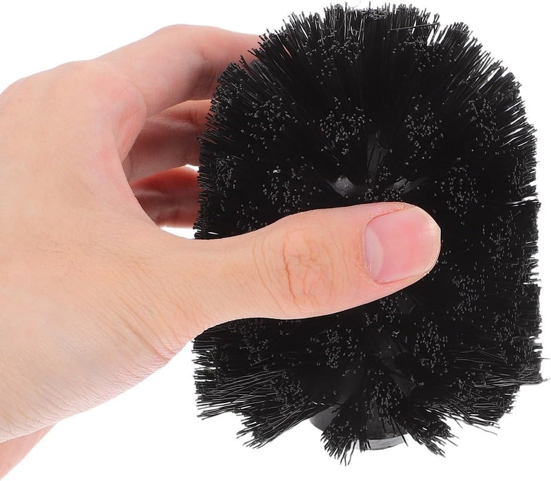 5pcs Toilet Brush Head Replacement Plastic Rounded Brush Replacement Parts for Bathroom Cleaning Accessories Household Toilet Bowl Scrub Heads - Image 4