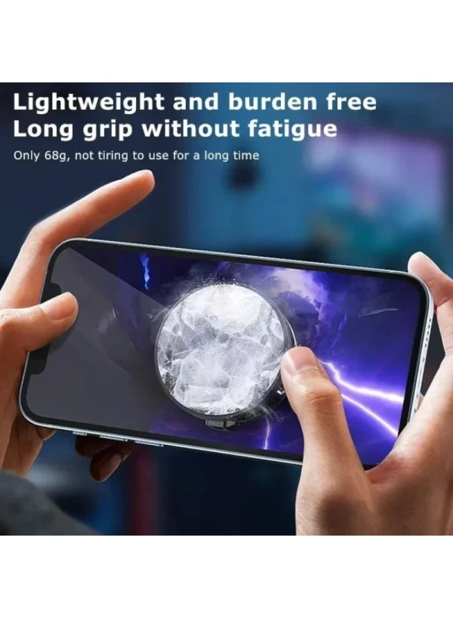 مبرد مغناطيسي للهواتف المحمولة - مروحة تبريد سريعة بقدرة 15 واط تعمل بتقنية أشباه الموصلات للهواتف الذكية والأجهزة اللوحية وأجهزة iPhone وأجهزة Android للألعاب والبث المباشر وتدوين الفيديو - Image 4