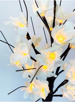 Salla White Cherry Blossom Flower Tree LED Lamp with Fairy Lights 60cm  - Image 2