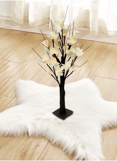 Salla White Cherry Blossom Flower Tree LED Lamp with Fairy Lights 60cm  - Image 3