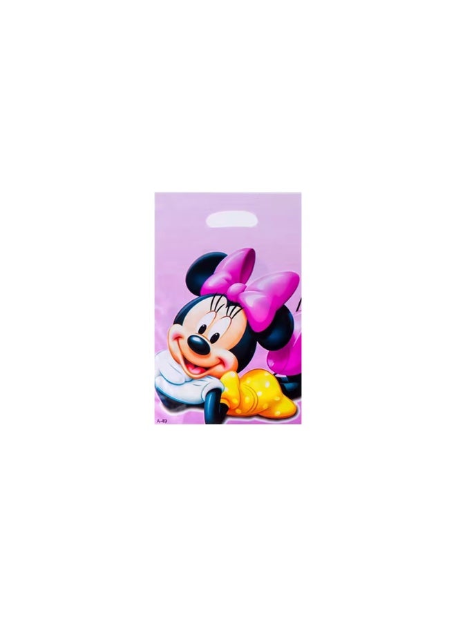 20Pcs Mickey & Minnie Mouse Party Favor Bags for Kids (4 Designs, 5 Each), Cute Mickey Minnie Gift Bags with Handles, Disney Goodie Bags for Birthday Party Candy Treat Bags, Birthday Party Decoration Supplies - Image 5