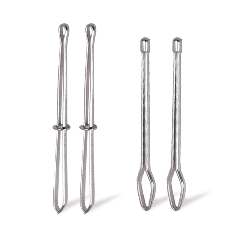 keepsweat 4 Pcs Bodkin Drawstring Threaders,Metal Drawstring Threader Tweezers Easy Quick Insert Drawstring DIY Rope Threader Clip Bodkin Sewing Tool for Sweatpants,Hoodies,Swim Trunks - Image 1