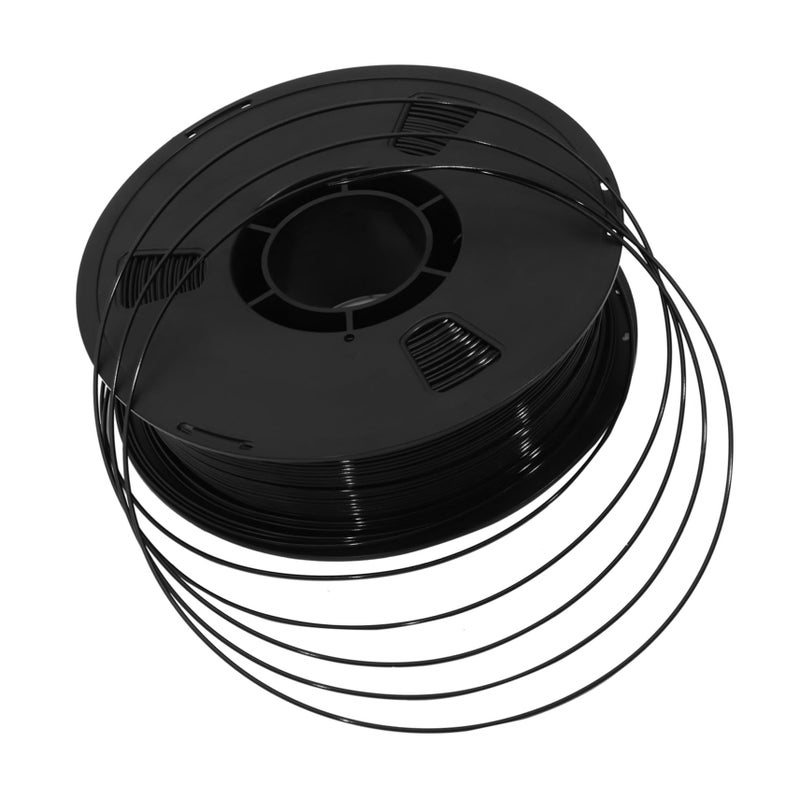Black PETG Filament 1kg Roll High Strength Impact Resistance for 3D Printing Projects - Image 2