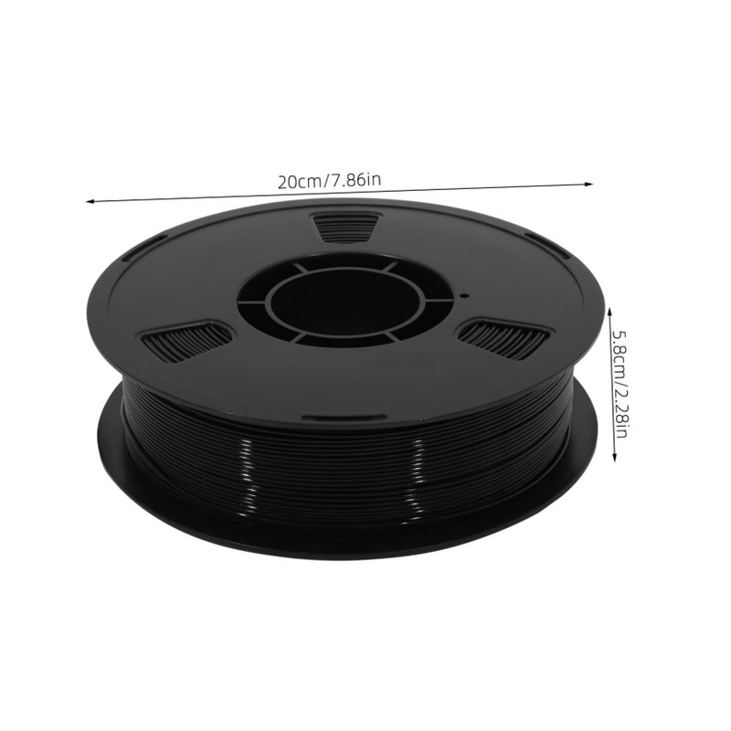 Black PETG Filament 1kg Roll High Strength Impact Resistance for 3D Printing Projects - Image 3
