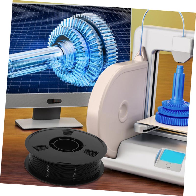 Black PETG Filament 1kg Roll High Strength Impact Resistance for 3D Printing Projects - Image 4