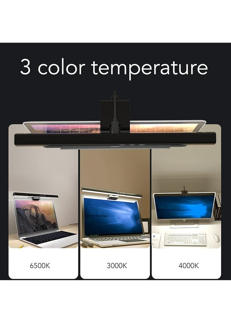 Joyelink LED Desk Lamp with Clip, Touch Control USB Powered Monitor Light, 3 Color Modes and Dimmable Brightness with Touch Control for Laptop Monitor Working, Reading - Image 2