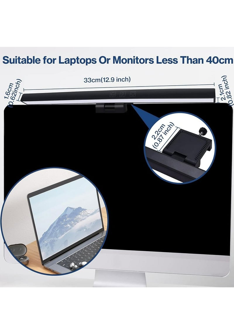 Joyelink LED Desk Lamp with Clip, Touch Control USB Powered Monitor Light, 3 Color Modes and Dimmable Brightness with Touch Control for Laptop Monitor Working, Reading - Image 4