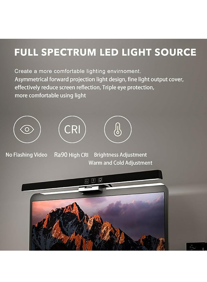 Joyelink LED Desk Lamp with Clip, Touch Control USB Powered Monitor Light, 3 Color Modes and Dimmable Brightness with Touch Control for Laptop Monitor Working, Reading - Image 5