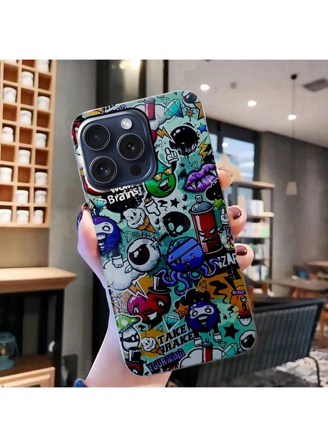 S-TOP Case For iPhone 16 Pro Max Colored Drawing Pattern TPU Phone Case - Image 2