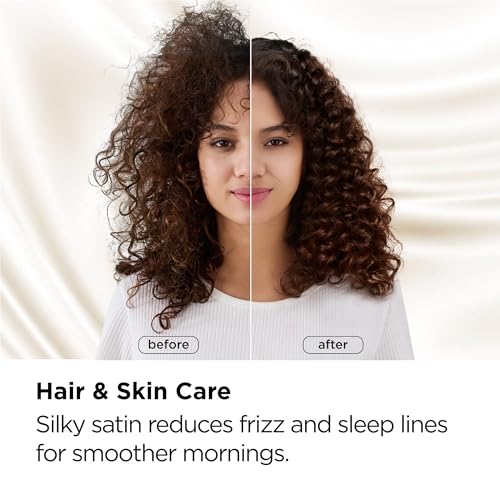 Bedsure Satin Body Pillow Pillowcase - Similar to Silk Body Pillow Cover Case with Envelope Closure,Cooling and Silky Long Pillowcase for Hair and Skin,Grey,20x54 Inches - Image 3