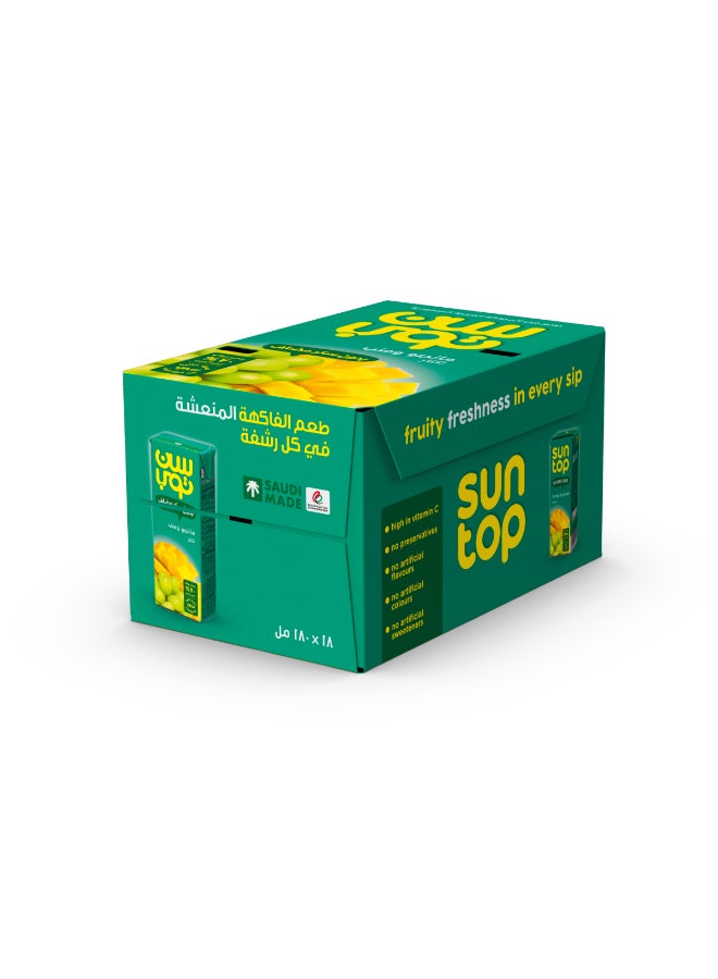 Suntop Mango And Grape Drink 18x180ml - Image 2