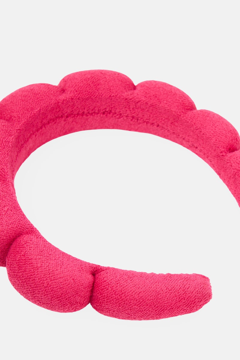 Olivia Rose Women Spa Bubble Headband, Dark Pink - Image 3