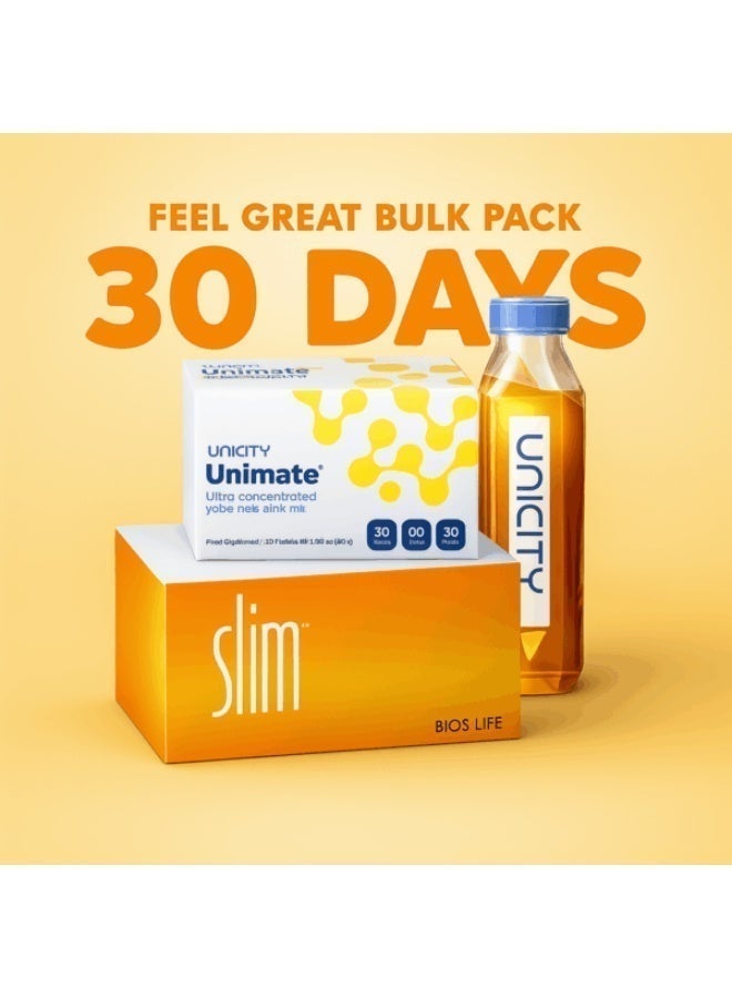 يونيسيتي حزمة كومبو Unicity Slim Bios & Unimate – مزيج مشروب يربا ماتي فائق التركيز ومكمل لإدارة الوزن لتعزيز الطاقة والتمثيل الغذائي والعافية - Image 2