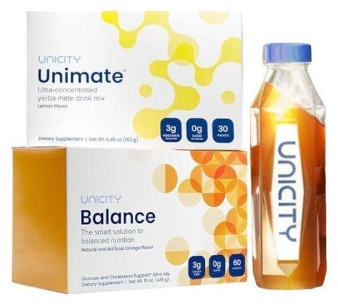 يونيسيتي حزمة كومبو Unicity Slim Bios & Unimate – مزيج مشروب يربا ماتي فائق التركيز ومكمل لإدارة الوزن لتعزيز الطاقة والتمثيل الغذائي والعافية - Image 1