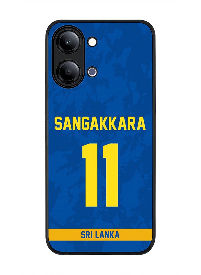 Stylizedd For vivo Y05 4G / Y6t 5G Case,Slim fit Camera Protection, Shockproof Thin Phone cover  - Sri lanka Kumar Sangakkara, Jersey No 11 - Image 1