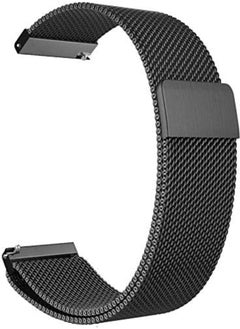 Generic Generic Samsung Gear S3 Frontier/Classic Watch Band, 22mm Milanese Loop Adjustable Stainless Steel Replacement Strap Bands for Samsung Gear S3 Classic / S3 Frontier Smart Watch,Black 