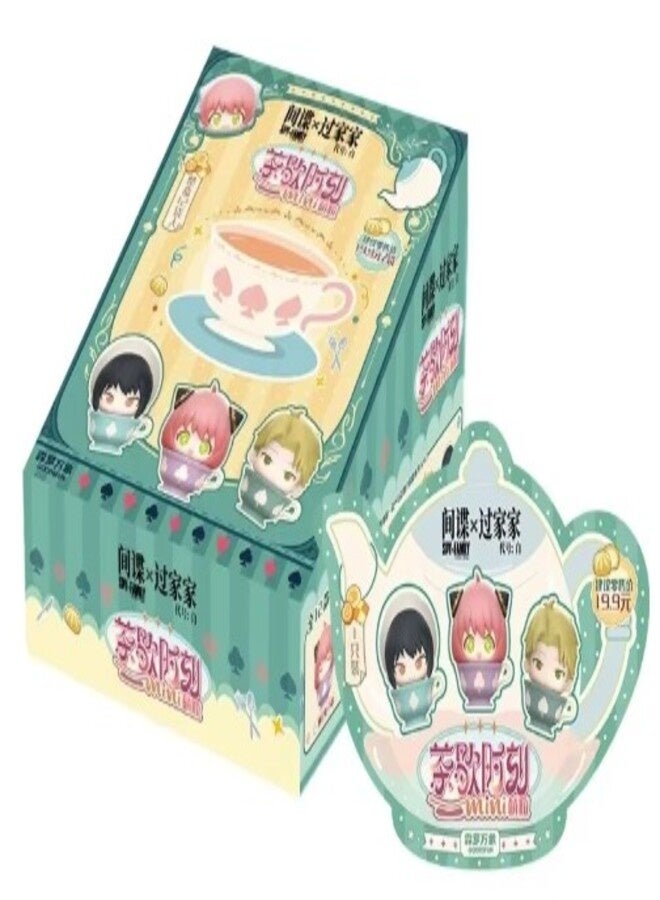Sakura Anime Toys and Gifts Spy X Family Anya Tea Cups 12 Pieces Blind Box - Image 3