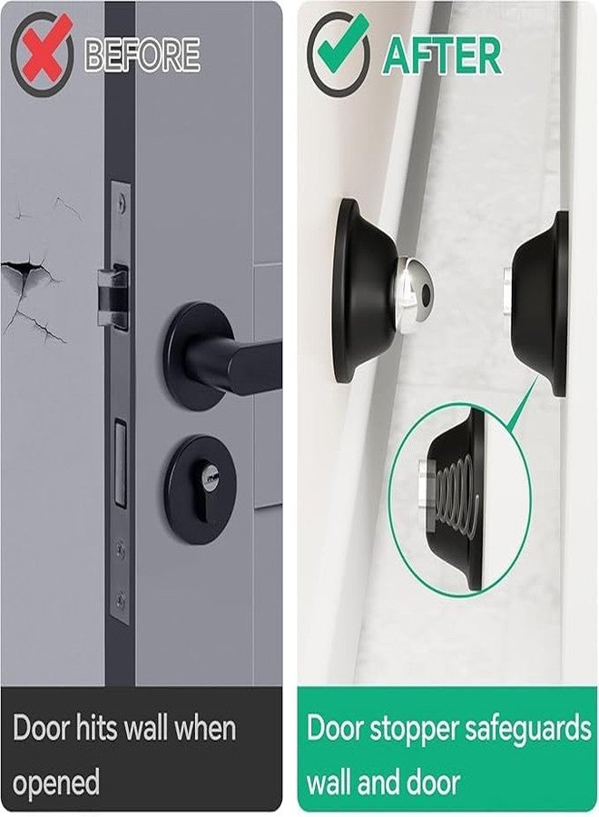 CLEGERZ Magnetic Door Stopper for Door Holding & Shopping, Self-Adhesive Shock Absorbent Noise Free Door Stopper | Door Holder Magnet for Main Gate, Bedroom or Kitchen Door - Image 3