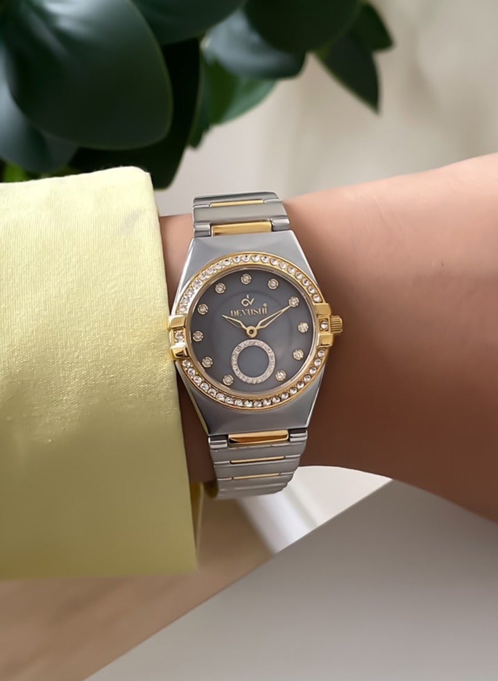 ديفوشي ساعة يد نسائيه ملفته و انيقه ضد الماء - Image 1