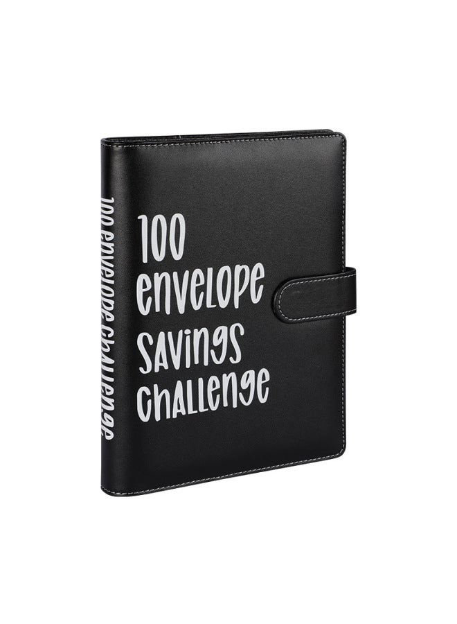 HONGYANG Envelope Challenge Binder Couple's 100-day Challenge Saving Savings Hand Account Notebook - Image 1