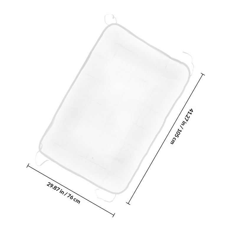 Car Protective Net for Engines Radiator for Cars Automotive Radiator Filter Car Radiator Radiator Protective Barrier White - Image 2