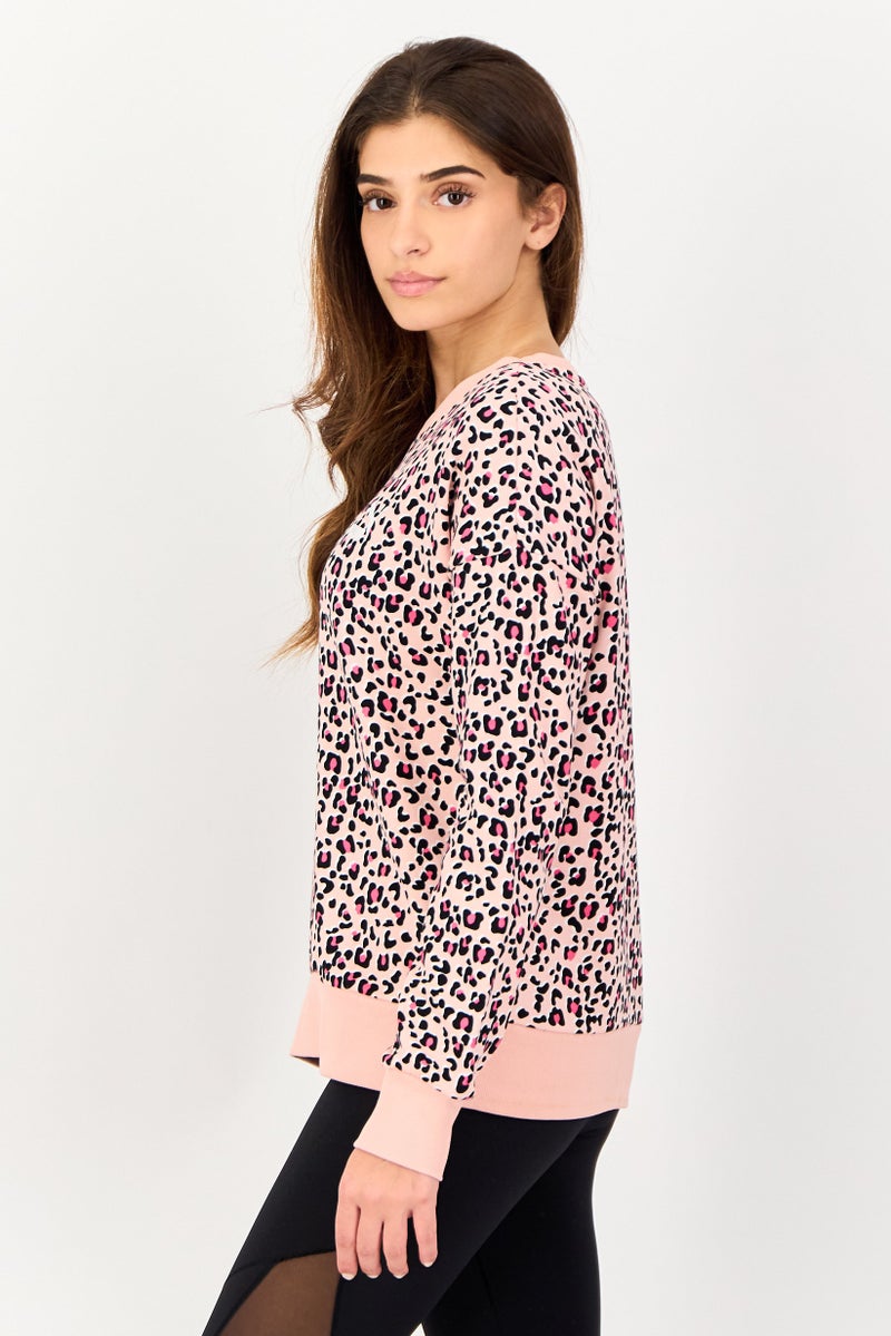 PUMA Women Crew Neck Long Sleeve Outdoor Sweatshirts, Multicolor - Image 2