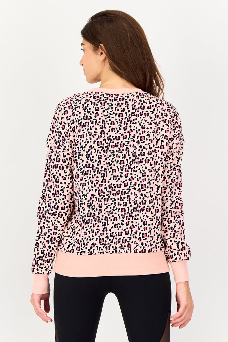 PUMA Women Crew Neck Long Sleeve Outdoor Sweatshirts, Multicolor - Image 4